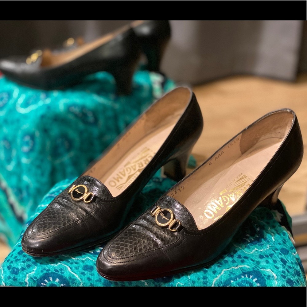 FINAL SALE Vintage Salvatore Ferragamo Heels